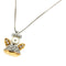 Collier Guidetti - Collier « Angioletto » en or blanc et jaune avec diamants et perle 58 Facettes G332