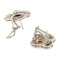 Boucles d'oreilles Boucles d'oreilles en or jaune et blanc 18 ct rubis et diamants 58 Facettes G3383