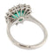 Bague Guidetti - Bague en or blanc avec émeraude colombienne et diamants 58 Facettes G3542