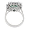 Bague Guidetti - Bague en or blanc avec émeraude 5,12 ct et diamants 58 Facettes G3552