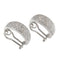 Boucles d'oreilles Boucles d’oreilles créoles en or blanc 18 ct avec diamants 58 Facettes G3594