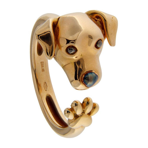 Bague Guidetti - Bague Jack Russel en or rose 750 58 Facettes G3641
