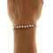 Bracelet Bracelet semi-rigide vintage en or blanc 18 ct avec diamants 58 Facettes G3716