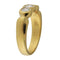 Bague 53.5 Bague trilogie vintage en or jaune 18k avec diamants 58 Facettes G3736