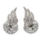 Boucles d'oreilles Boucles d’oreilles vintage en or blanc 18 ct et diamants 2,65 ct 58 Facettes G3742