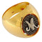 Bague Guidetti - Bague en or rose et blanc avec diamants noirs et blancs 58 Facettes G3761