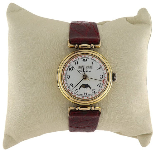 Montre Lucien Rochat - Montre en argent doré 20 microns, ref. 1346 58 Facettes G3812