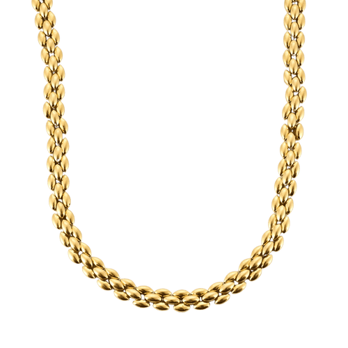 Collier Collier en or jaune maille grain de riz 58 Facettes DV0819-1