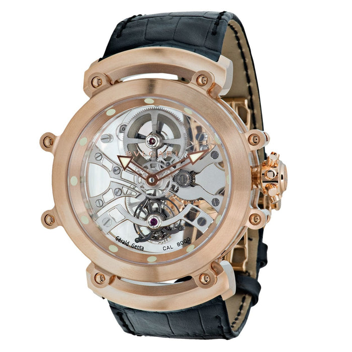 Bracelet BULGARI - Saphir Tourbillon Cal.8000 by Gerald Genta 58 Facettes