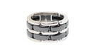 Bague 61 CHANEL - Bague souple ULTRA or blanc, céramique noire 58 Facettes 32721