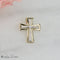 Pendentif Pendentif croix - Pendentif en or jaune 14 carats et diamants 58 Facettes 2459