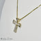 Pendentif Pendentif croix - Pendentif en or 14 carats et diamants 58 Facettes 2459