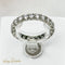 Bague 50 Bague mémoire en or blanc 750 et 22 diamants 58 Facettes 2525
