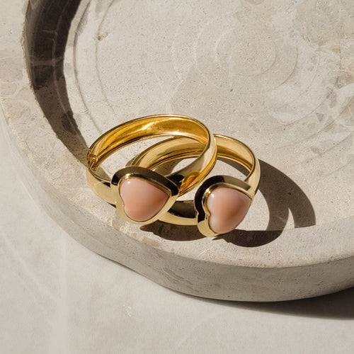 Boucles d'oreilles Creoles - Boucles d’oreilles en or jaune 18 carats avec corail 58 Facettes 2515