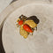 Pendentif Pendentif abeille - Pendentif en or jaune 18 carats et corail 58 Facettes 2020