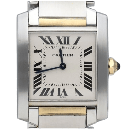 Montre Cartier Montre Tank Francaise Mm 58 Facettes MT40803