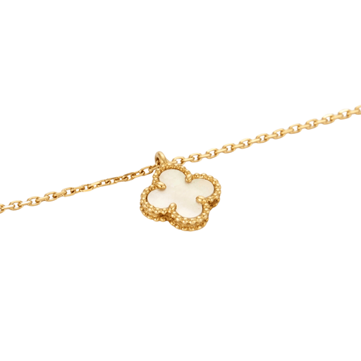 Van Cleef & Arpels necklace - Sweet Alhambra - Yellow gold and mother-of-pearl 58 Facettes DV2793-3