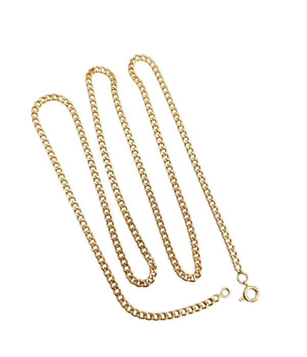 Collier Chaine or vintage maille gourmette 58 Facettes A04493