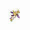 Pendentif Christian Lacroix - Pendentif croix multigemmes en or jaune 18K 58 Facettes REF2532-299