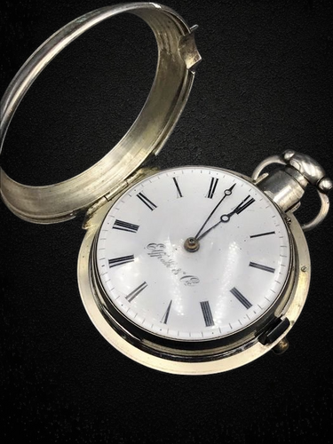 Montre David-Henri Elffroth - Montre de poche « oignon » 58 Facettes