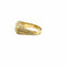 Bague 51 Bague trois pierres gravée en or 18 carats avec diamants 58 Facettes