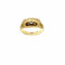 Bague 51 Bague trois pierres gravée en or 18 carats avec diamants 58 Facettes