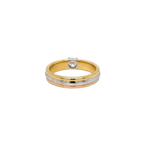 Bague 52 Cartier Trinity - Bague solitaire en or 18 carats et diamant 58 Facettes