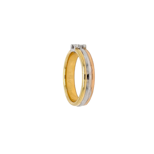 Bague 52 Cartier Trinity - Bague solitaire en or 18 carats et diamant 58 Facettes