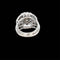Bague 50 Bague bombe vintage en or blanc 18k et diamants 58 Facettes