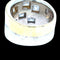 Bague 55 Faraone Gioielli - Bague bandeau en or jaune et blanc 18 kt et diamants 58 Facettes