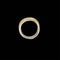 Bague 55 Faraone Gioielli - Bague bandeau en or jaune et blanc 18 kt et diamants 58 Facettes
