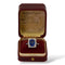 Bague 55 Bague ancienne - Bague saphir de Ceylan en or et platine et diamants 58 Facettes