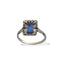 Bague 55 Bague ancienne - Bague saphir de Ceylan en or et platine et diamants 58 Facettes