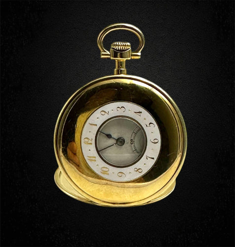 Montre Baume et Mercier - Montre de poche « œil-de-bœuf » en or 18K 58 Facettes