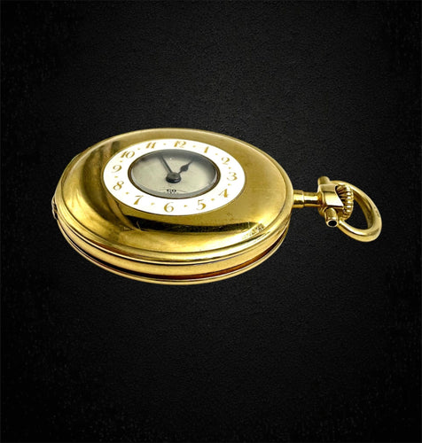 Montre Baume et Mercier - Montre de poche « œil-de-bœuf » en or 18K 58 Facettes