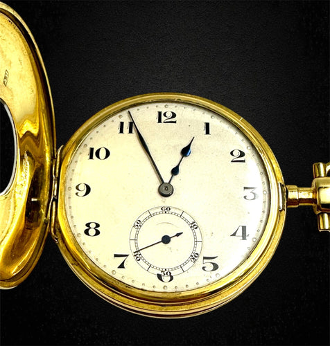 Montre Baume et Mercier - Montre de poche « œil-de-bœuf » en or 18K 58 Facettes