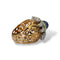 Bague 50 Bague dôme saphir cabochon en or jaune 18k et diamants 58 Facettes