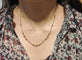 Collier Collier boules et barres en or rose 18 k (750) 58 Facettes 33618