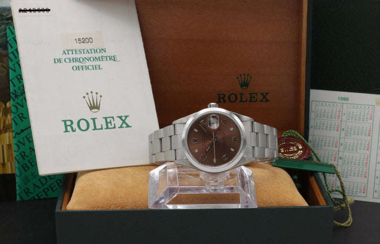 Montre Rolex Oyster Perpetual Date - Montre acier réf. 15200 (1999) avec boîte et papiers 58 Facettes ROL/OPD/236