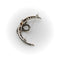 Broche Broche lune croissante à nœud en or et argent, diamants taille ancienne 58 Facettes