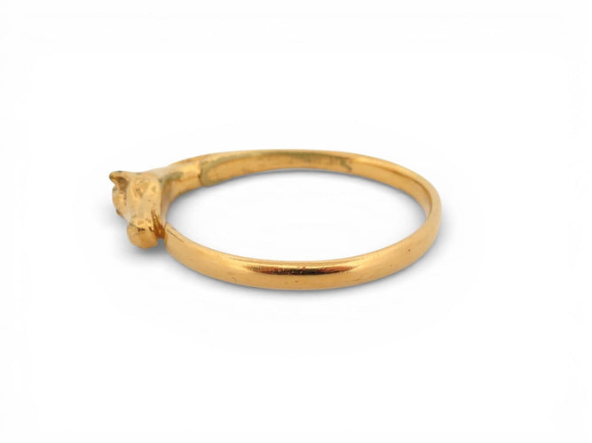 Bracelet vintage bracelet HERMES galop tete de cheval ravinet d'enfert plaque or 58 Facettes 272971