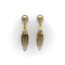 Boucles d'oreilles Gurhan - Boucles d’oreilles pendantes en or 24k au quartz fumé et diamants 58 Facettes