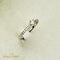 Bague 52.5 Bague halo en platine 950 avec brillants 0,30 ct 58 Facettes 2821