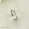Bague 52.5 Bague halo en platine 950 avec brillants 0,30 ct 58 Facettes 2821