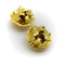 Boucles d'oreilles Jean Mahie - Boucles d’oreilles vintage modernes en or 22 carats 58 Facettes