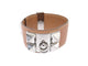 Bracelet vintage bracelet HERMES collier de chien medor en cuir camel 19-21cm 58 Facettes 273011