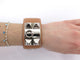 Bracelet vintage bracelet HERMES collier de chien medor en cuir camel 19-21cm 58 Facettes 273011
