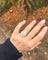 Bague 53 Bague cluster en or blanc 18k et diamants (1,98 ct env.) 58 Facettes
