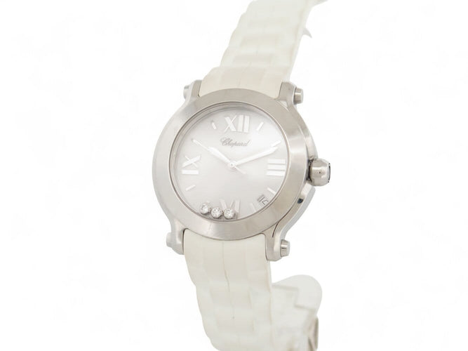 Montre Chopard Happy Sport - Montre quartz 36 mm en acier avec diamants 58 Facettes 271299