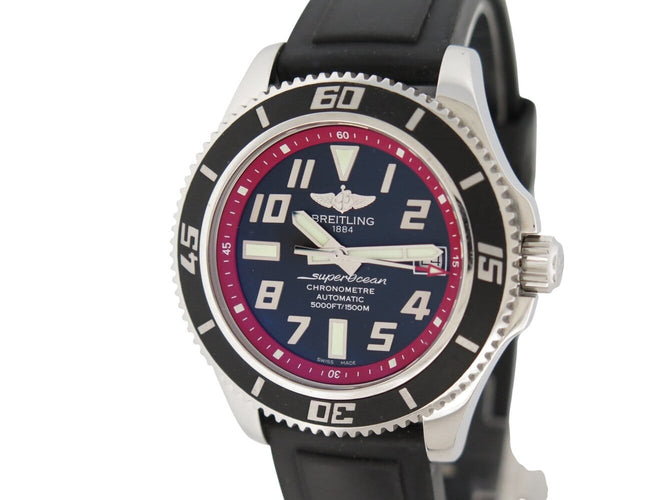 Montre Breitling Superocean 42 - Montre automatique en acier, réf. A17364 58 Facettes 271458